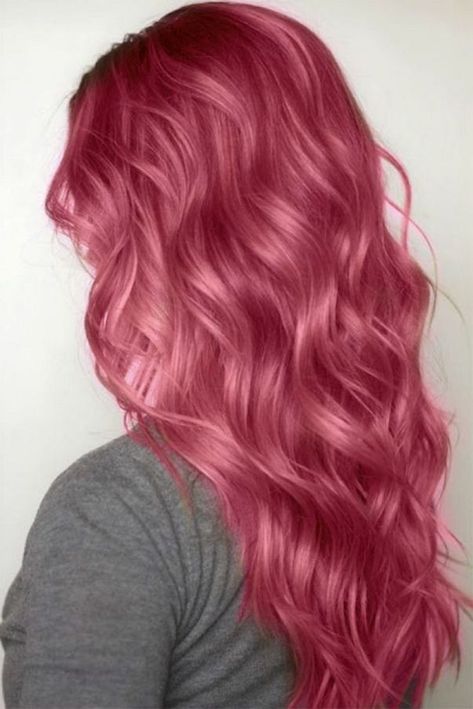 Colorful pink hairstyles (2) Pink Hairstyles, Pink Hair Color, Pretty Hair Color, Hair Color Pink, Hair Color For Women, Short Hair Color, Ombre Hair Color, Penteado Cabelo Curto, Hair Dye Colors