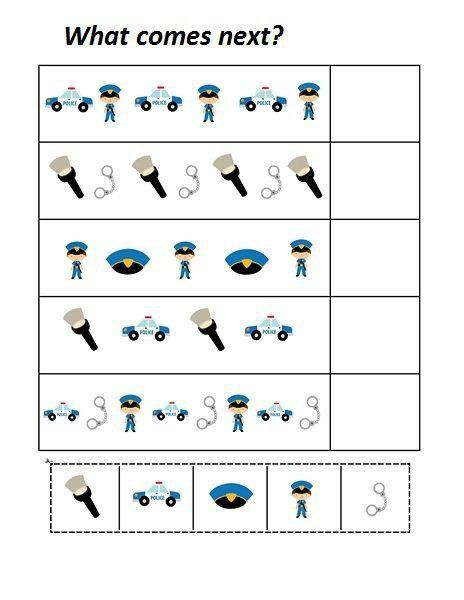 Police Officer Crafts, Community Helpers Week, Community Helper Lesson, Police Crafts, Name Activities Preschool, Community Helpers Activities, Community Helpers Worksheets, Community Helpers Preschool Activities, Funny Crafts