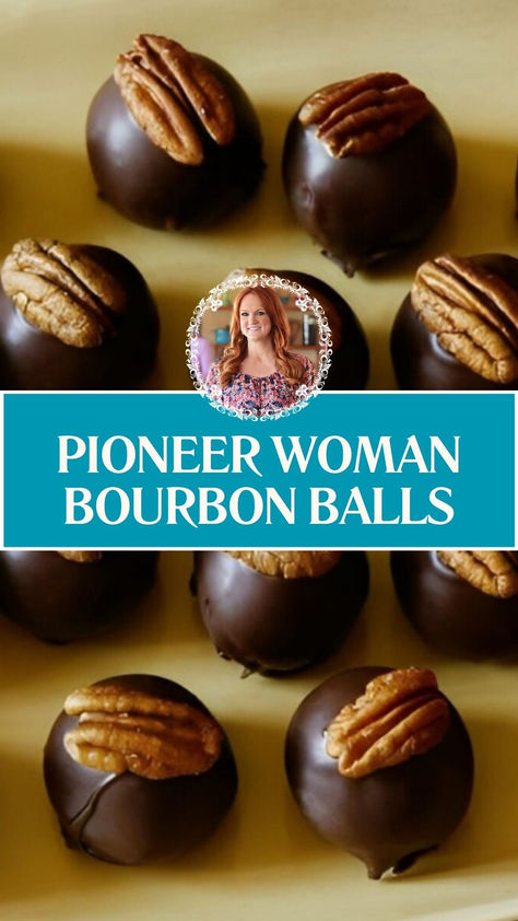 Pioneer Woman Bourbon Balls Kentucky Derby Bourbon Balls, Best Bourbon Balls Recipe, Easy Bourbon Balls Recipe, Chocolate Bourbon Balls Recipe, Ky Bourbon Balls, Boozy Peanut Butter Balls, Woodford Reserve Bourbon Balls Recipe, Whiskey Balls Recipe No Bake, Pecan Bourbon Balls