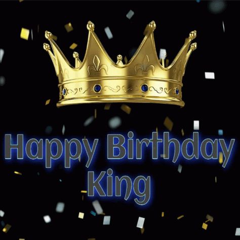 Kingbirthday Happybirthdayking GIF - Kingbirthday Happybirthdayking Birthday - Discover & Share GIFs Happy Birthday Male Friend, Birthday Animated Gif, Happy Birthday Gif Images, King Gif, Birthday Animated, Happy Birthday King, Birthday Wishes Gif, Birthday King, 50th Birthday Quotes