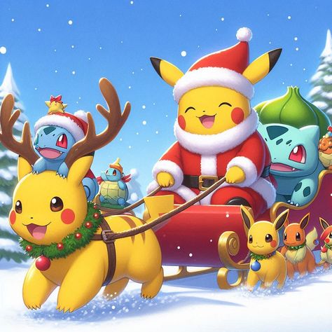 Christmas Pikachu, Pokémon Team, Baseball Wallpaper, Merry Christmas Text, Christmas Text, Santa Outfit, Outfit Cute, Pokemon Pikachu, Pokemon Teams