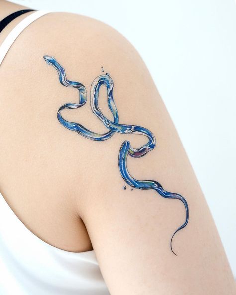 Dasol Kim (@soltattoo) • Instagram photos and videos Snake Tattoo, Infinity Tattoo, Cool Tattoos, Tatting, Body Art, Instagram Profile, Texture, My Style, Tattoos