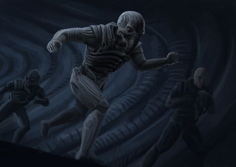 ArtStation - Engineer / Space Jockey Alien: Prometheus, Kristin.K Alien Engineer, Prometheus Engineer, Alien Prometheus, Alien Vs Predator, Alien Vs, Alien Creatures, Alternate History, Alien Art, Creature Feature