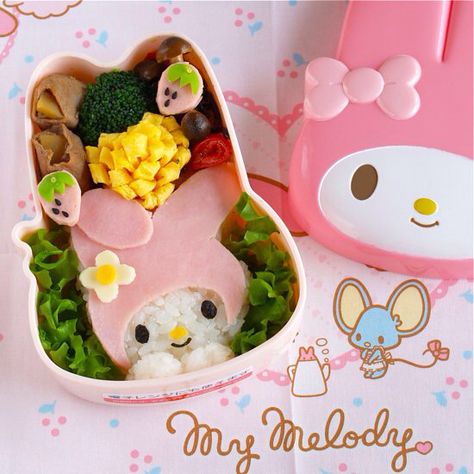 Lunch Box Video, My Melody Bento, Kawaii Bento, Cute Bento, Eat Happy, Strawberry Picking, Kawaii Cooking, Gifts For Coffee Lovers, Kawaii Food