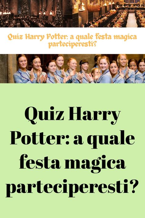 All’interno della saga di Harry Potter si succedono diversi eventi magici, che si trasformano in vere e proprie feste. Tra matrimoni, Natale, compleanni e complemorti,… Ron E Hermione, Quiz Harry Potter, Harry Potter Quiz, Hogwarts, Harry Potter