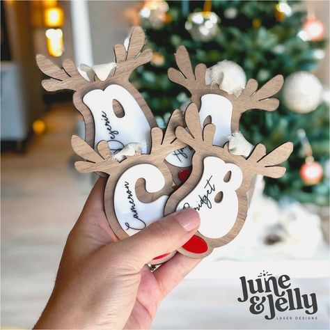 Embrace nostalgia with retro reindeer crafts featuring letter ornaments and candy designs! Use ribbon fonts or stocking hangers to create charming decorations sure to delight everyone during the holidays. Reindeer Crafts, Retro Reindeer, Ribbon Font, Reindeer Craft, Letter Ornaments, Candy Ornaments, Stocking Hanger, Favorite Fonts, Boho Retro