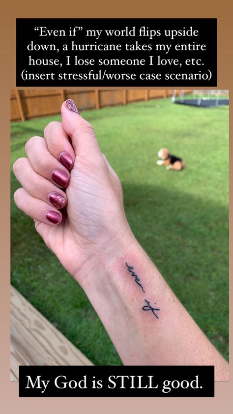 Bible Strength Tattoo, Tiny Faith Tattoos For Women, Small Faith Over Fear Tattoo, Just Be Held Tattoo, Great Is Your Faithfulness Tattoo, Lauren Daigle Tattoo Ideas, Do Not Fear Tattoo, Transformed Tattoo, Multiple Small Tattoos On Arm