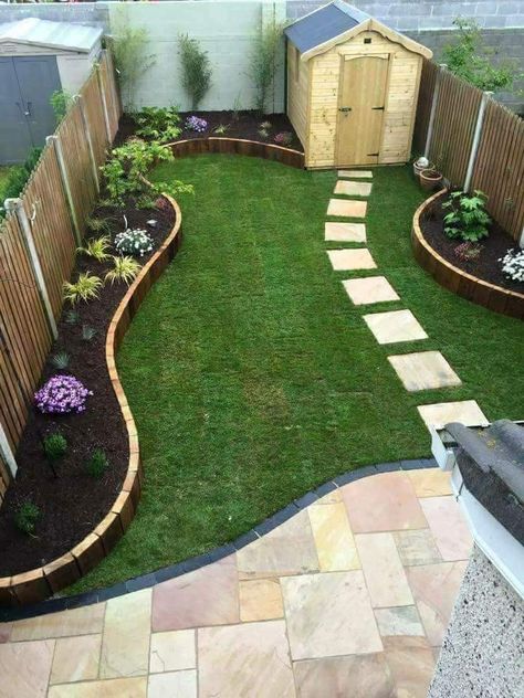 Small Backyard Garden, Small Garden Plans, Small Backyard Garden Design, Small Garden Landscape, Small Patio Garden, Backyard Garden Landscape, Back Garden Design, Backyard Renovations, Small Backyard Gardens