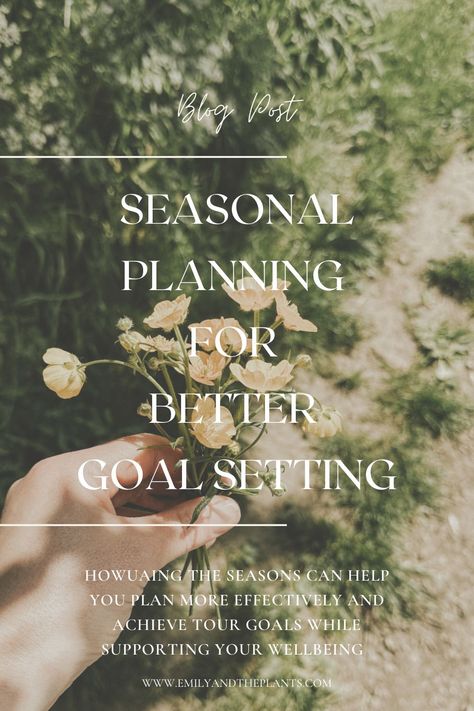 What if there WAS a way to set goals, plan + make your dreams happen in a more intentional and sustainable way? What if you could prioritise health, wellbeing and happiness AND achieve my goals for the year? Seasonal living can be more than just a way of life for better health. Here’s how to use the seasonal cycles for goal planning and weekly productivity Aryuvedic Lifestyle, Living Seasonally, Year Of Health, Life Seasons, Mother Culture, Goals For The Year, Ayurveda Life, Everyday Magic, Seasonal Living