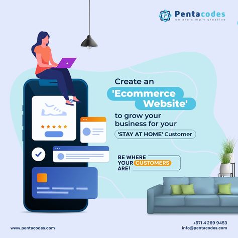 EXPAND YOUR BUSINESS ONLINE WITH E-COMMERCE WEBSITE! We assure that your website is developed with a robust business strategy and the advanced top-notch development technologies. #digitalmarketing #ecommerce #marketing #website #ppc #pentacodes #business Digital Advertising Design, Business Poster, Ecommerce Website Development, E Commerce Website, Ecommerce Website Design, Ecommerce Marketing, Website Development Company, Best Digital Marketing Company, Social Media Design Inspiration