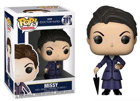 Doctor Who Missy Funko Pop – Merchandise Guide - The Doctor Who Site Doctor Who Figures, Doctor Who Funko Pop, Doctor Who Missy, Doctor Who Merchandise, Time Lord, Birthday Wishlist, Funko Pops, Dr Who, The Doctor