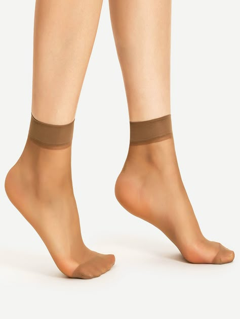 Shop Sheer Mesh Ankle Socks online. SheIn offers Sheer Mesh Ankle Socks & more to fit your fashionable needs. Boho Men Style, Ankle High Socks, Knee High Stockings, Nylon Socks, Sock Outfits, Pantyhose Heels, Mens Dress Socks, Ankle Socks Women, Stylish Socks