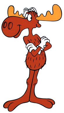 Bullwinkle J. Moose | Peabodyverse Encyclopedia | Fandom Saturday Cartoon, Rocky And Bullwinkle, Old Cartoon Characters, Hanna Barbera Cartoons, Old School Cartoons, School Cartoon, Looney Tunes Cartoons, Classic Cartoon Characters, Saturday Morning Cartoons