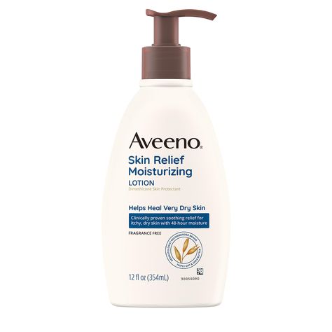 (Ad) Aveeno Skin Relief 24-Hour Moisturizing Lotion for Sensitive Skin with Natural Shea Butter & Triple Oat Complex, Unscented Therapeutic Lotion for Extra Dry, Itchy Skin, 12 fl. oz #bodylotion Aveeno Skin Relief, Butter Brands, Tropical Fragrance, Dermatologist Recommended Skincare, Moisturizing Body Lotion, Moisturizing Lotion, Dry Sensitive Skin, Oat Flour, Moisturizer For Dry Skin