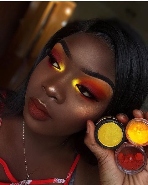 Instagram Makeup Looks, Brown Girls Makeup, Skin Tattoo, Tattoo Instagram, Makeup For Black Skin, Queen Makeup, Black Makeup, Makeup Eye Looks, Instagram Makeup