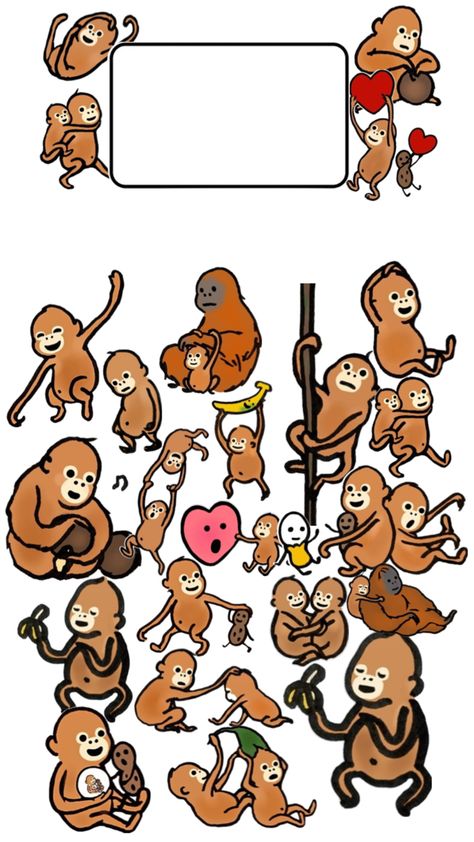 Sock Monkey Wallpaper, Monkey Wallpaper Iphone, Goofy Doodles, Ikea Monkey, Silly Animal Pictures, Garfield Wallpaper, Monkey Drawing, Monkey Wallpaper, Z Wallpaper