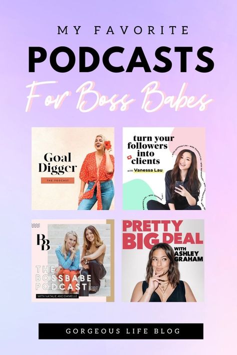 Plenary podcasts for girl bosses and successful women. Also great for personal development and personal growth as well. #personalgrowth #selfimprovement #girlboss #successfulwoman #podcasts #personalgrowth Podcast Ideas, Megan Trainor, Girl Hacks, Boss Motivation, Famous Movie Quotes, Girl Boss Motivation, Boss Girl, Earrings Polymer, Entrepreneur Tips