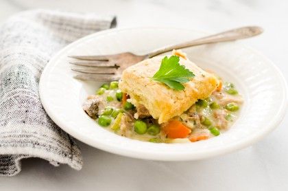 Beef and Herbed Biscuit Pot Pie | The Pioneer Woman Biscuit Pot Pie, Homemade Ranch Seasoning, Delicious Family Meals, Hearty Casseroles, Pioneer Woman Recipes, Pot Pies Recipes, Sour Cream And Onion, The Pioneer Woman, Chicken Pot