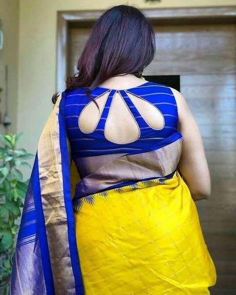 A_Blouse_Array on Instagram: “Designer Blouse Ideas! . Follow @a_blouse_array for your daily dose of blouse inspiration . Tag @a_blouse_array in your #designerblouses…” Designer Blouse Ideas, Blouse Back Neck Design, Back Neck Design, Indian Blouse Designs, Blouse Back Neck, Cotton Blouse Design, Blouse Ideas, Saree Blouse Neck Designs, Backless Blouse Designs