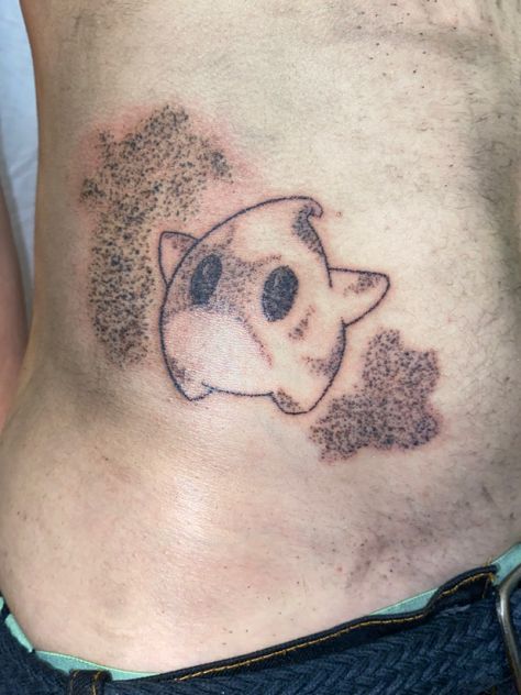 stick n poke mario galaxy Luma Mario Tattoo, Super Mario Galaxy Tattoo, Mario Galaxy Tattoo, Mario Star Tattoo, Luma Mario, Mario Tattoo, Mario Star, Tattoo Star, Stick N Poke