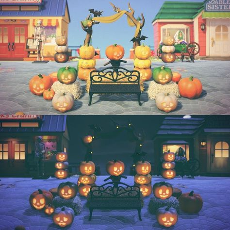 Acnh Halloween Island Ideas, Ac New Leaf, Animal Crossing Guide, Island Theme, Animal Crossing Qr Codes Clothes, Qr Codes Animal Crossing, Animal Crossing Characters, New Animal Crossing, Animal Crossing Game