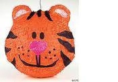 Tiger Pinata, Animal Pinata, Baby Boy Birthday Themes, Tiger Party, Tiger Birthday Party, Tiger Birthday, Farm Themed Birthday Party, Zoo Party, Pinata Party