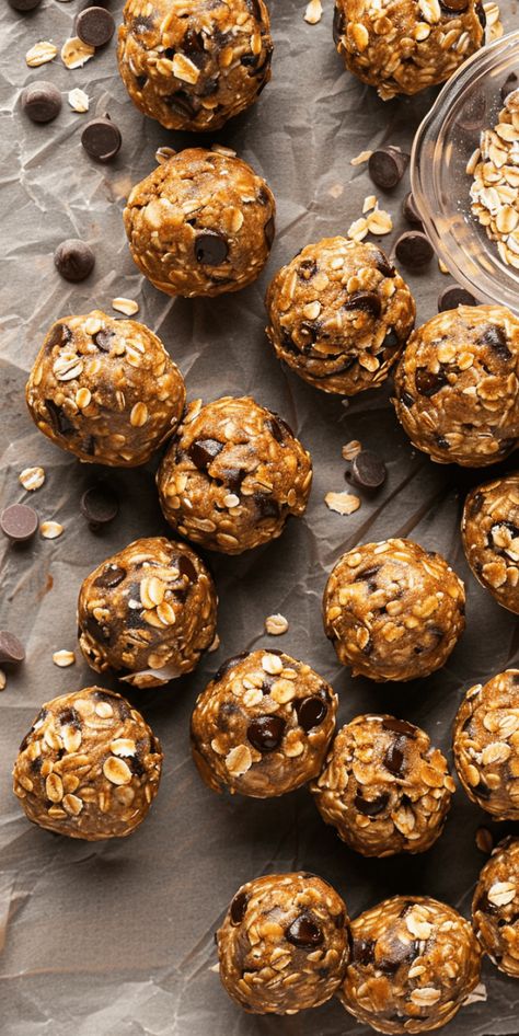 4-Ingredient Oatmeal Energy Balls [25 Minutes] – Chasety Energy Oatmeal Balls, Oatmeal Energy Balls, Oatmeal Balls, Energy Balls Healthy, Homemade Oatmeal, Gluten Free Oatmeal, Butter Honey, Chocolate Oatmeal, Holiday Side Dishes