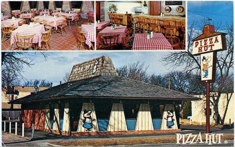 1960's 1980s Pictures, Pizza Hut Restaurant, Vintage Restaurant, Pizza Hut, Salad Bar, Good Ole, Vintage Recipes, Restaurant Recipes, Popular Recipes