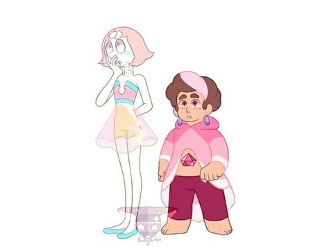 The Gem Au Blog, Steven Universe Bad Prediction Au, Steven And Pearl, Pink Steven, Steven Universe Diamond, Pink Diamond Steven Universe, Steven Universe Anime, Steven Universe Au, Pearl Steven