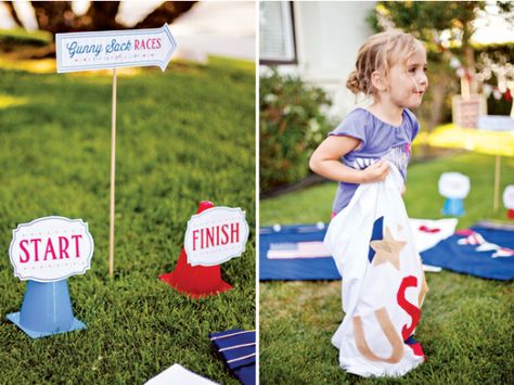 12 Fun Relay Race Games for Kids July Activities, 4th Of July Games, Gunny Sack, Sack Race, Relay Races, Outdoor Games For Kids, July Ideas, Games Diy, 4th Of July Celebration