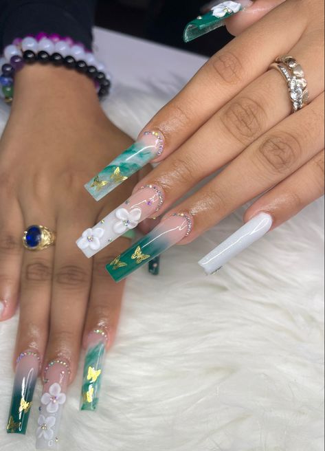 Dance Nails, Neutral Nails Acrylic, Encapsulated Nails, Flare Nails, Latest Nail Designs, Quinceanera Nails, Aqua Nails, Black Acrylic Nails, Square Nail Designs