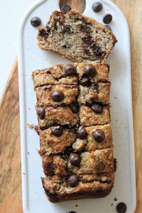 5 Ingredient Blender Banana Bread Blender Banana Bread, Oat Flour Banana Bread, Cacao Nibs Recipes, Banana Oat Bread, Oatmeal Banana Bread, Sugar Free Banana Bread, Protein Banana Bread, Banana Bread Recipe Healthy, Oatmeal Bread