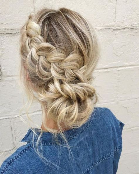 Braiding Your Own Hair, Fishtail Braid, בר מצווה, Penteado Cabelo Curto, Braided Hairstyles For Wedding, Braided Updo, Wedding Hairstyles For Long Hair, Box Braids Hairstyles, Wedding Hair And Makeup