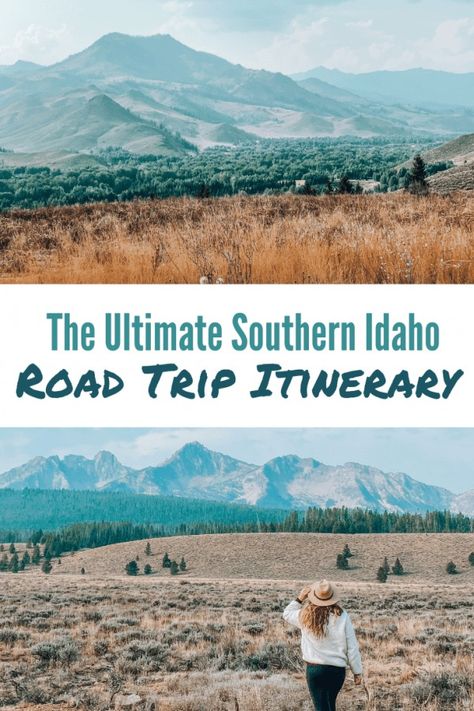 PIN TEMPLATE MASTER (5) Idaho Living, Idaho Road Trip, United States Travel Bucket Lists, Rivers And Mountains, Explore Idaho, Southern Idaho, Idaho City, Visit Idaho, Sawtooth Mountains