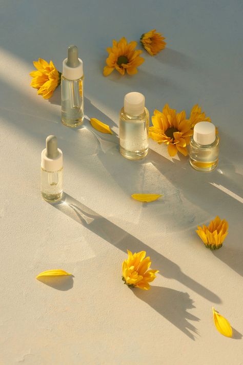 Clean Product Photography, Yellow Product Photography, Organic Product Photography, Spring Product Photography, Clean Photography, True Botanicals, Clean Beauty Products, Facial Aesthetics, Beauty Aesthetic