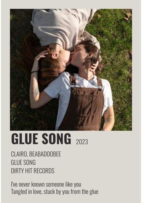 Glue Song Poster, Glue Song, Music Poster Design, Someone Like You, Story Writing, Room Posters, Me Me Me Song, Music Poster, Aesthetic Art