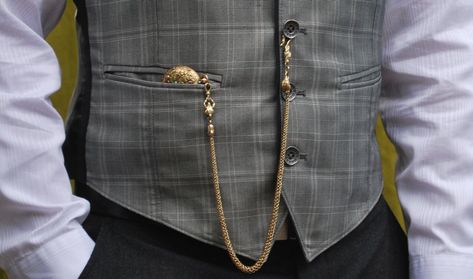 Vest with Pocket Watch Wedding Waistcoats, Apple Watch Fashion, Vintage Pocket Watch, Music Man, Pocket Watch Chain, Gold Chains For Men, Pocket Watches, Watch Chain, Chains For Men