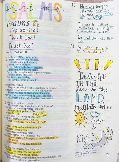 Psalms Bible journaling Psalm Study Guide, Psalms 2 Bible Journaling, Philemon Bible Journaling, Psalm Bible Journaling, Psalms Bible Journaling, Psalm Study, Bible Notebook, Journal Bible Quotes, Bible Journal Notebooks