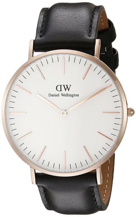 Daniel Wellington Men's Quartz Watch Classic Sheffield Rose with Black Leather Strap 0107DW Daniel Wellington Men, Girl Perfume, Daniel Wellington Watch Men, Daniel Wellington Watch, Best Watches For Men, Vintage Watches For Men, Rose Gold Watch, Men's Watches, Gold Leather