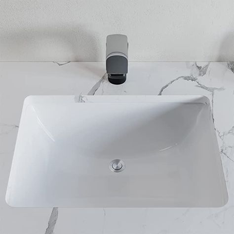 Square Undermount Bathroom Sink, Undermount Bathroom Sink Lowe's, Bathroom Lavatory, 1.5 Bowl Undermount Sink, Porcelain Bathroom Sink, Bathroom Sink Bowls, White Rectangle Vessel Sink Bathroom, Porcelain Bathroom, Lavatory Sink