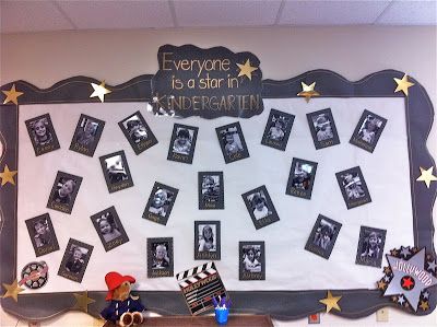 Hollywood Classroom, Back To School Displays, Hollywood Theme Classroom, Fairy Dust Teaching, Kindergarten Bulletin Boards, Kindergarten Rocks, Elementary School Counseling, Hollywood Theme, Star Students