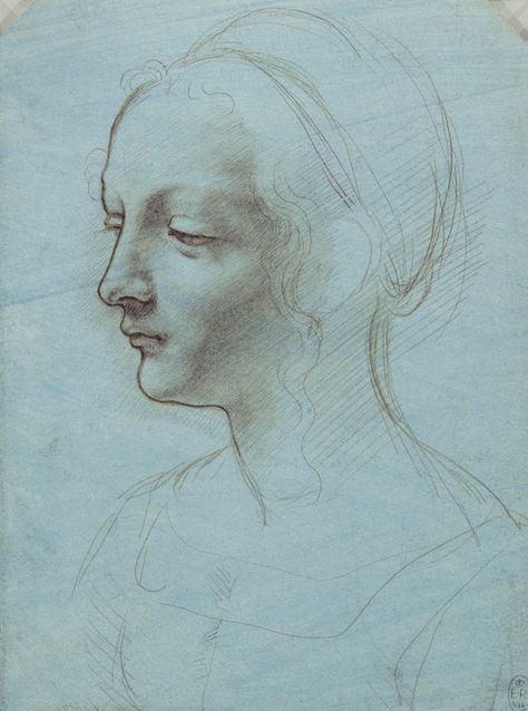 Spencer Alley: Old Master Drawings on Blue Paper Master Drawings, Giorgio Vasari, Ancient Statues, Head And Shoulders, Master Drawing, The Royal Collection, Philadelphia Museum Of Art, Daily Drawing, Caravaggio