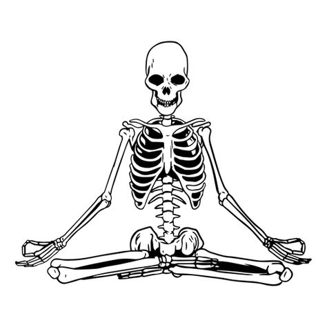 Skull yoga meditate illustration skeleton #AD , #yoga, #Skull, #illustration, #skeleton, #meditate Yoga Halloween, Yoga Skeleton, Halloween Prints, Transparent Png, Coloring Page, Skeleton, Yoga, Halloween, Design