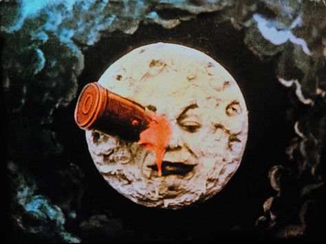 A Trip To The Moon, George Melies, Science Fiction Movies, Vintage Moon, Fiction Movies, Sci Fi Films, Jules Verne, Silent Film, Space Travel