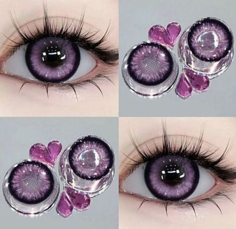 #beauty, #makeup, #skincare, #haircare Purple Contact Lenses, Cool Contacts, Purple Contacts, Macro Photography Nature, Best Nature, Aesthetic Eyes, Contact Lenses Colored, Small Leaf, Purple Eyes