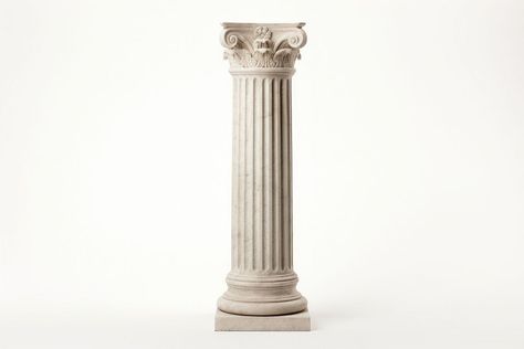 Old classical greek column architecture white background sculpture. | premium image by rawpixel.com / Chat Greek Roman Architecture, Column Architecture, Ancient Greece Aesthetic, Architecture White, Greek Columns, Roman Columns, Roman Architecture, Architecture History, Background Background