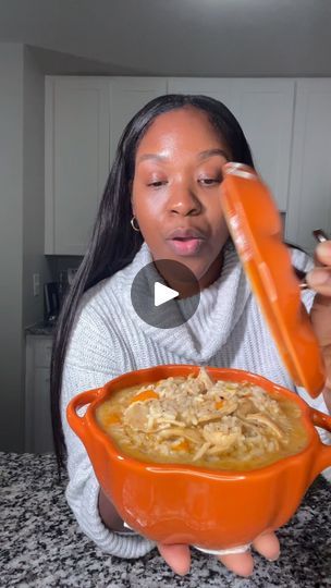 37K views · 7K reactions | Episode:2 of our soup series🔥🥰

Chicken and rice soup 🥣 🔥

So good and it’s packed with flavor🥹🫶🏾

Share this with a foodie🤭

What’s your favorite soup to eat during the cold season?

Ingredients:
1 pound of chicken 
2-3 tablespoons of cream of celery 
3 cups of chicken broth
3 cups of water
2 1/2 cups of rice
Onions
Bell peppers 
Carrots
Celery 
Onion powder 
Garlic powder 
Black pepper 
Complete Seasoning 
Ground cumin
Smoked paprika 

#foodie #soupseason #fall #chickensoup #fyp #recipe | Trinae/Nae Best Easy Soup Recipes, Flavorful Chicken And Rice Soup, Chicken Broth And Rice Soup, Chicken Broth Rice Soup, Chicken And Rice Soup Videos, Complete Seasoning, Demo’s Chicken And Rice Soup, Medium Recipe, Cream Of Celery