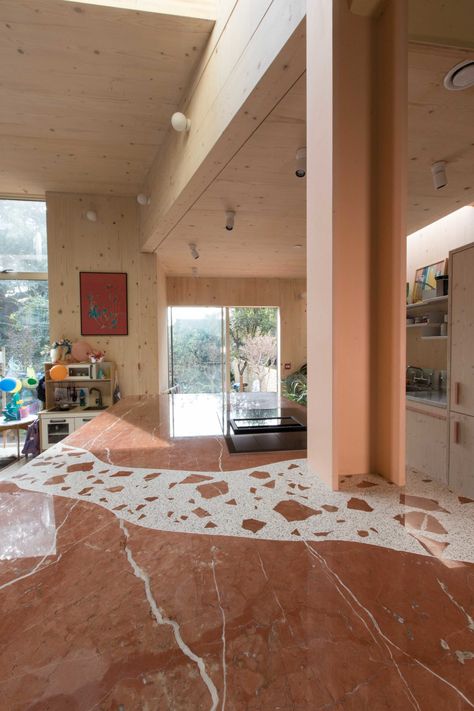 Terrazzo Flooring Office, Terrazzo Combination, Terrazzo Restaurant, Terrazzo Flooring Texture, Terrazzo Flooring Pattern, Apartment Flooring, Terrazzo Floor Design, Kitchen Terrazzo, Egypt Hotel