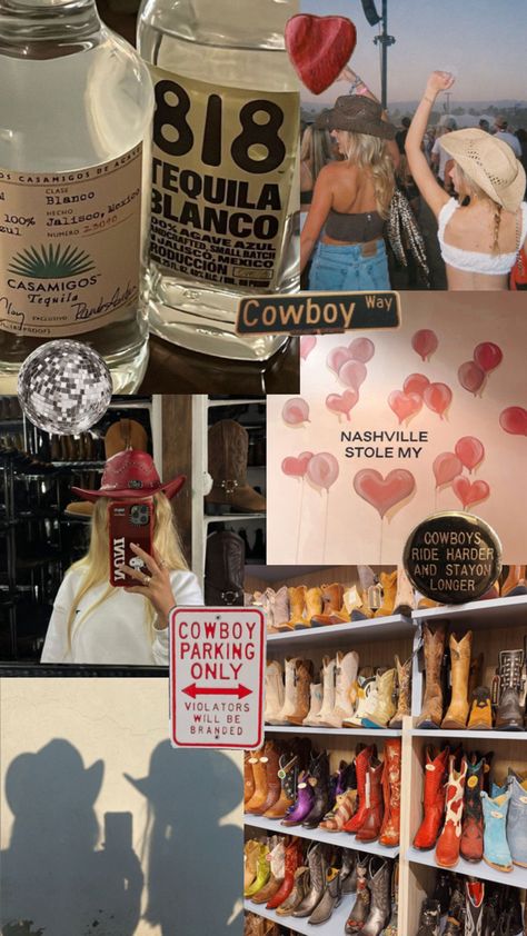 Tequila, Rodeo, Nashville, Collage