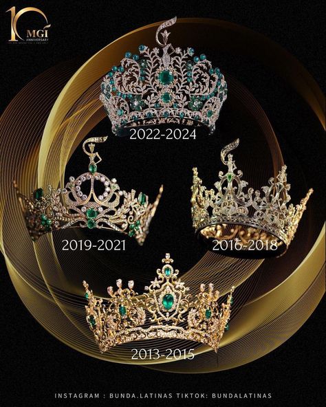 Beauty Pageant Crowns, Miss Grand International 2021, Crown Paper, Miss Grand International, Crystal Crown Tiaras, Crown Drawing, Pageant Crowns, Royal Crowns, Miss Grand